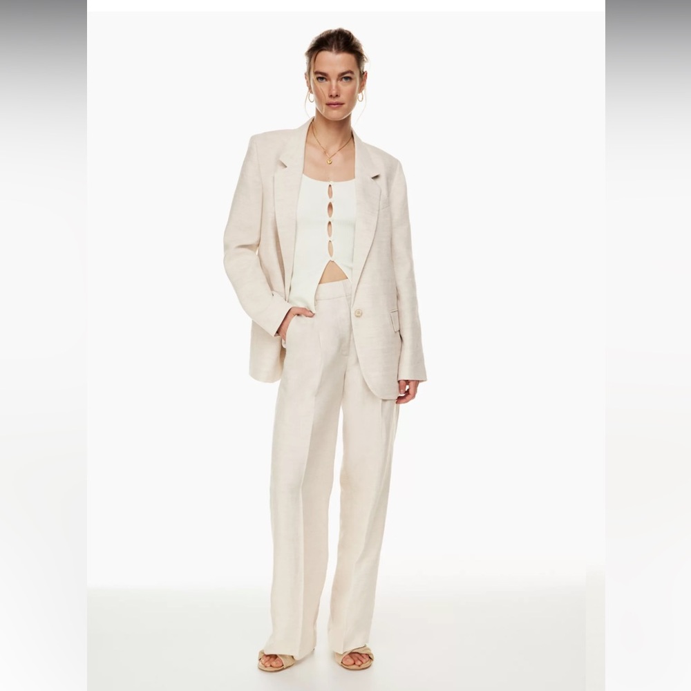Aritzia Effortless Linen Pants Size 4